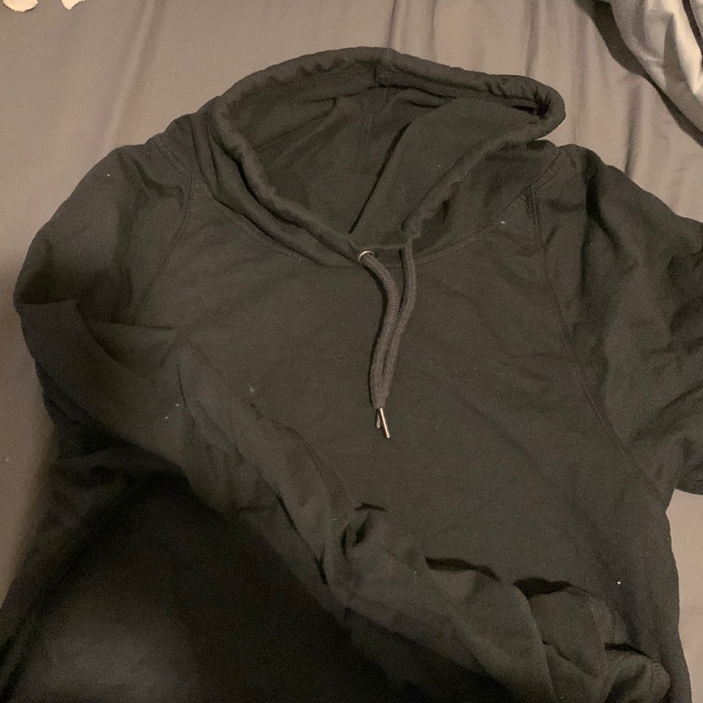 Black New Balance Cowl Neck Active Sweatshirt